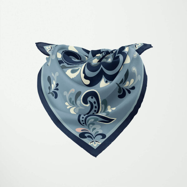 SILK SCARF TELEMARK 90 x 90 cm