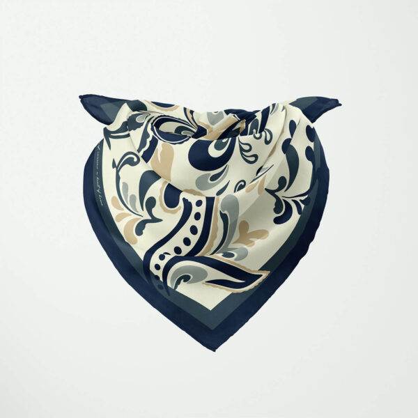 SILK SCARF TELEMARK 50 x 50 cm